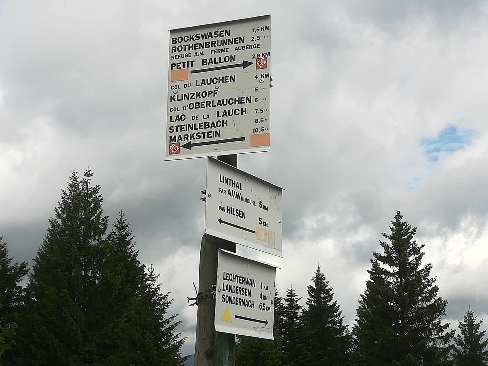 Au col du Hilsen